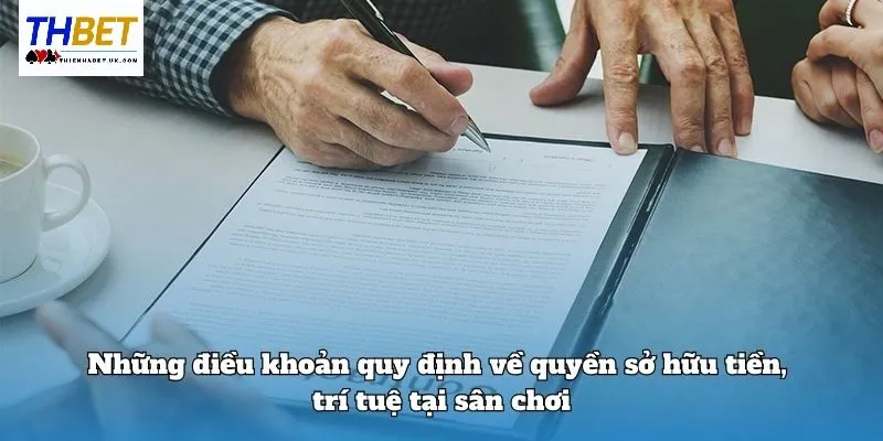 Điều khoản về quyền sở hữu tiền bạc và tài sản trí tuệ tại nền tảng cá cược